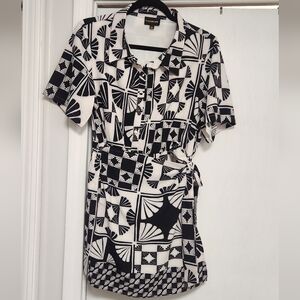 Geometric Print Romper Sz L